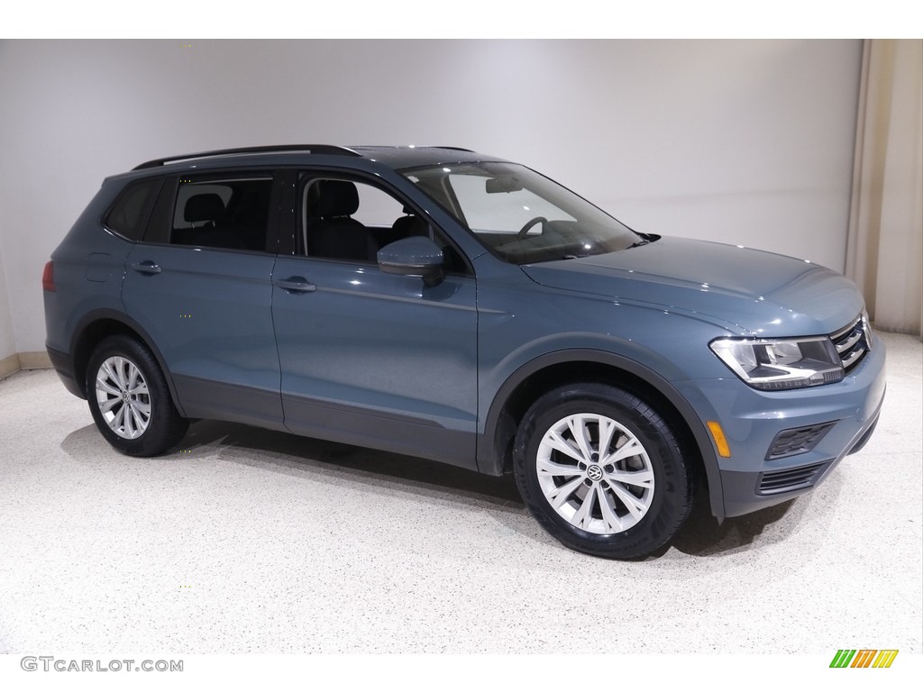 2019 Tiguan S - Stone Blue Metallic / Titan Black photo #1