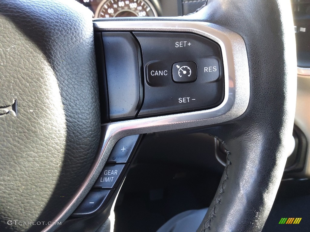 2019 1500 Laramie Quad Cab 4x4 - Granite Crystal Metallic / Black photo #23