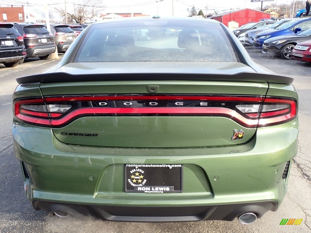 2022 Charger Scat Pack Widebody - F8 Green / Black photo #4