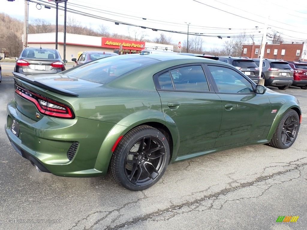 2022 Charger Scat Pack Widebody - F8 Green / Black photo #6
