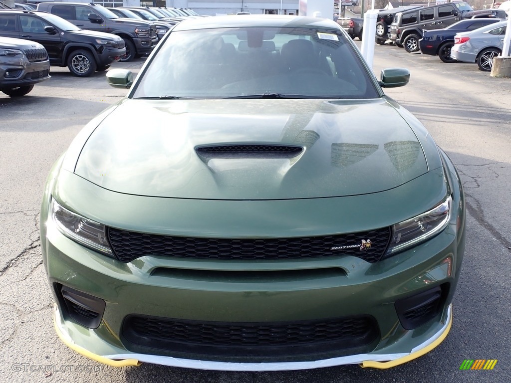 2022 Charger Scat Pack Widebody - F8 Green / Black photo #9
