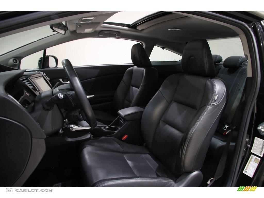 2015 Honda Civic EX-L Coupe Front Seat Photo #145339818
