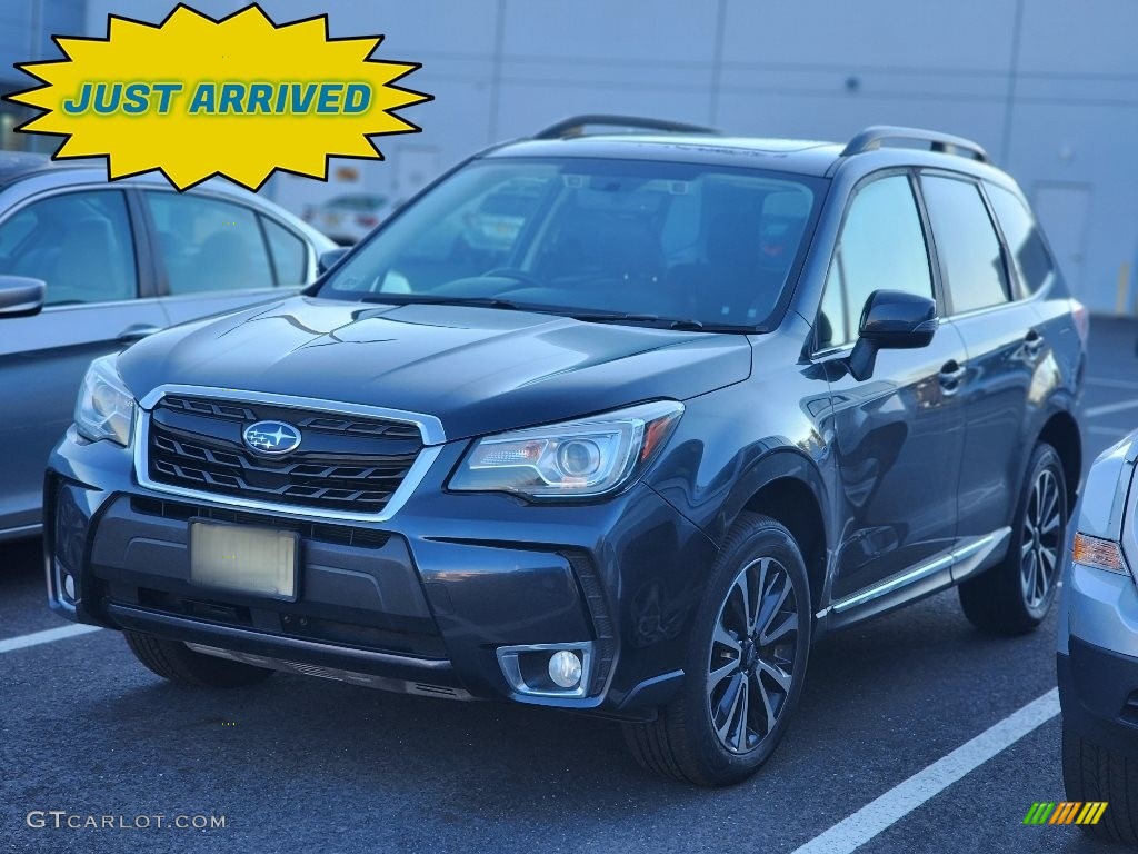 2017 Forester 2.0XT Touring - Dark Gray Metallic / Saddle Brown photo #1