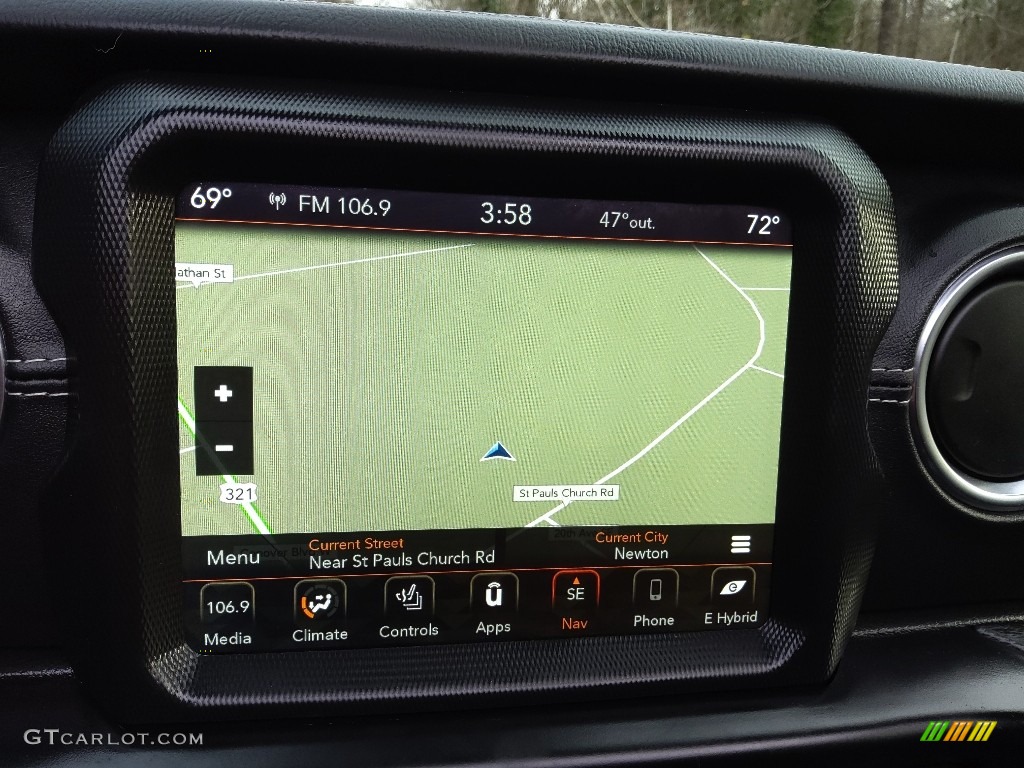 2021 Jeep Wrangler Unlimited Sahara 4xe Hybrid Navigation Photo #145340284