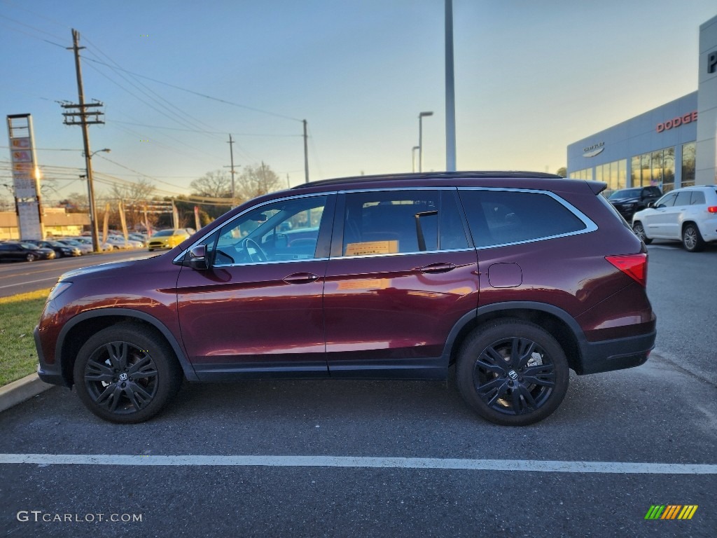 2022 Pilot Special Edition AWD - Deep Scarlet Pearl / Beige photo #9