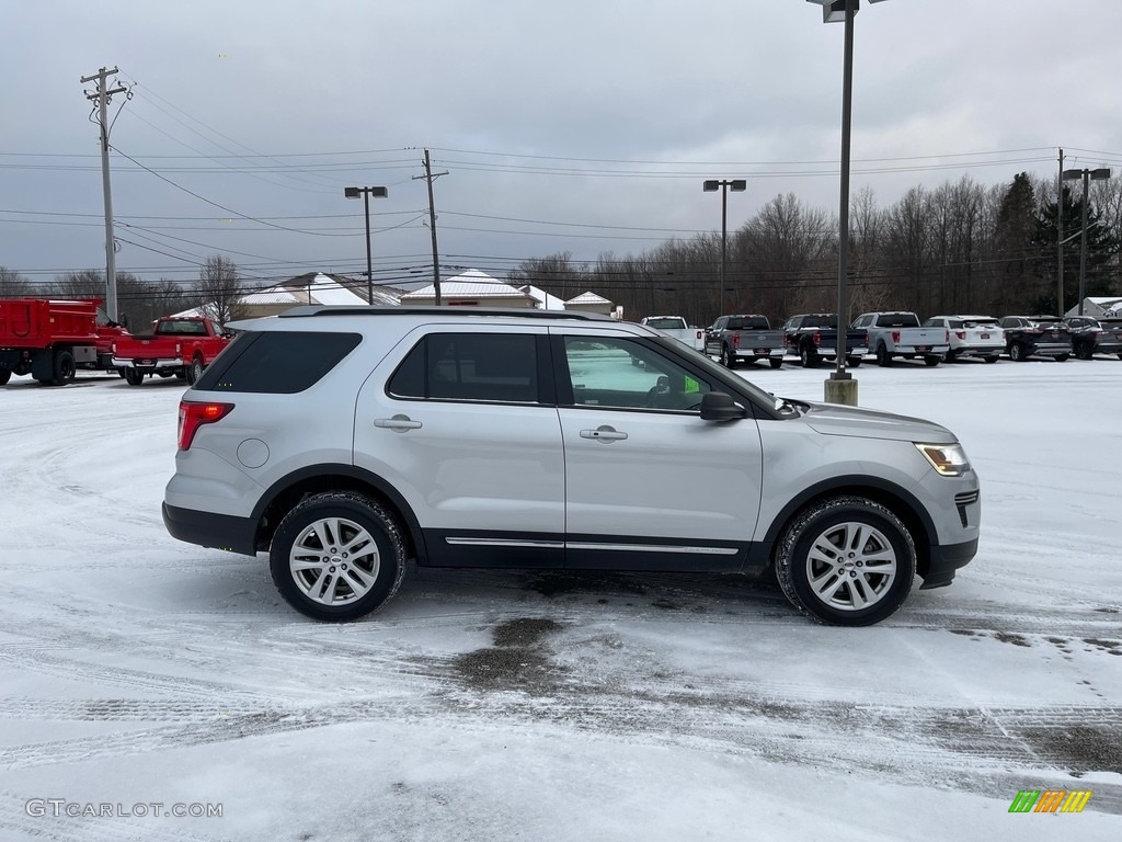 2018 Explorer XLT 4WD - Ingot Silver / Ebony Black photo #5