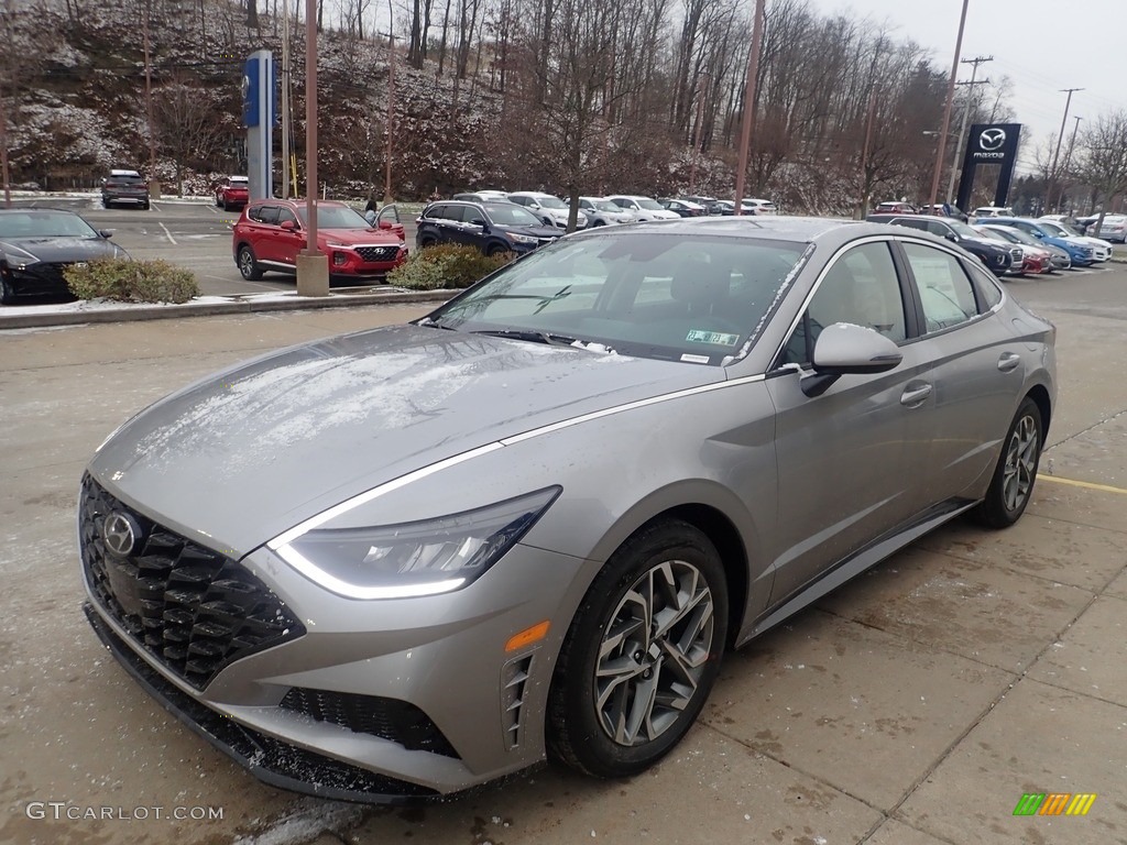 Curated Silver 2023 Hyundai Sonata SEL Exterior Photo #145341336