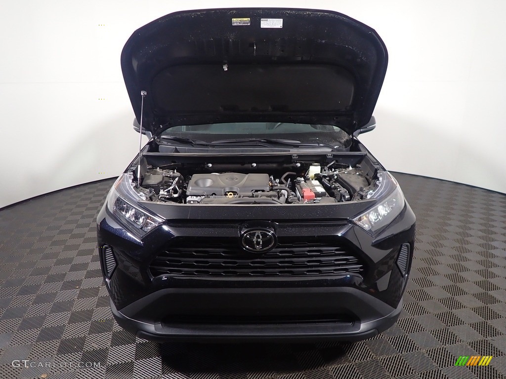 2021 RAV4 LE AWD - Midnight Black Metallic / Black photo #6