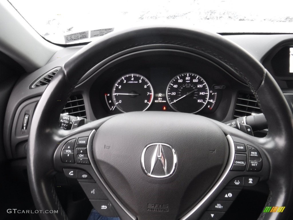 2020 Acura ILX Standard ILX Model Ebony Steering Wheel Photo #145342179