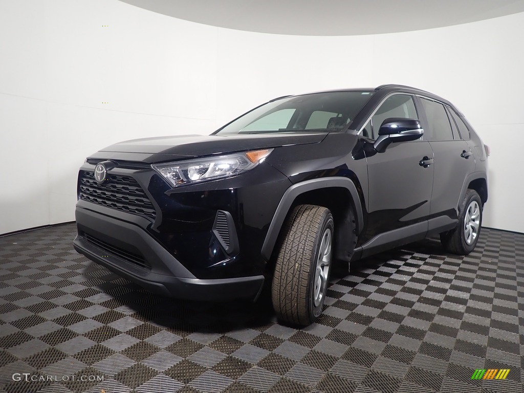 2021 RAV4 LE AWD - Midnight Black Metallic / Black photo #8