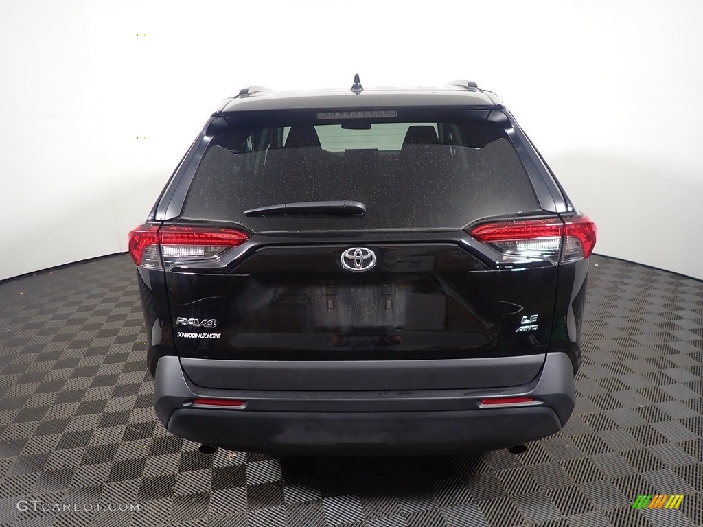 2021 RAV4 LE AWD - Midnight Black Metallic / Black photo #12