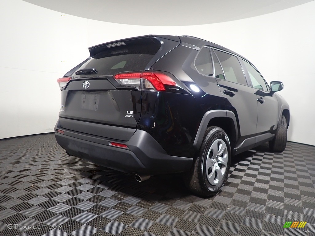 2021 RAV4 LE AWD - Midnight Black Metallic / Black photo #15