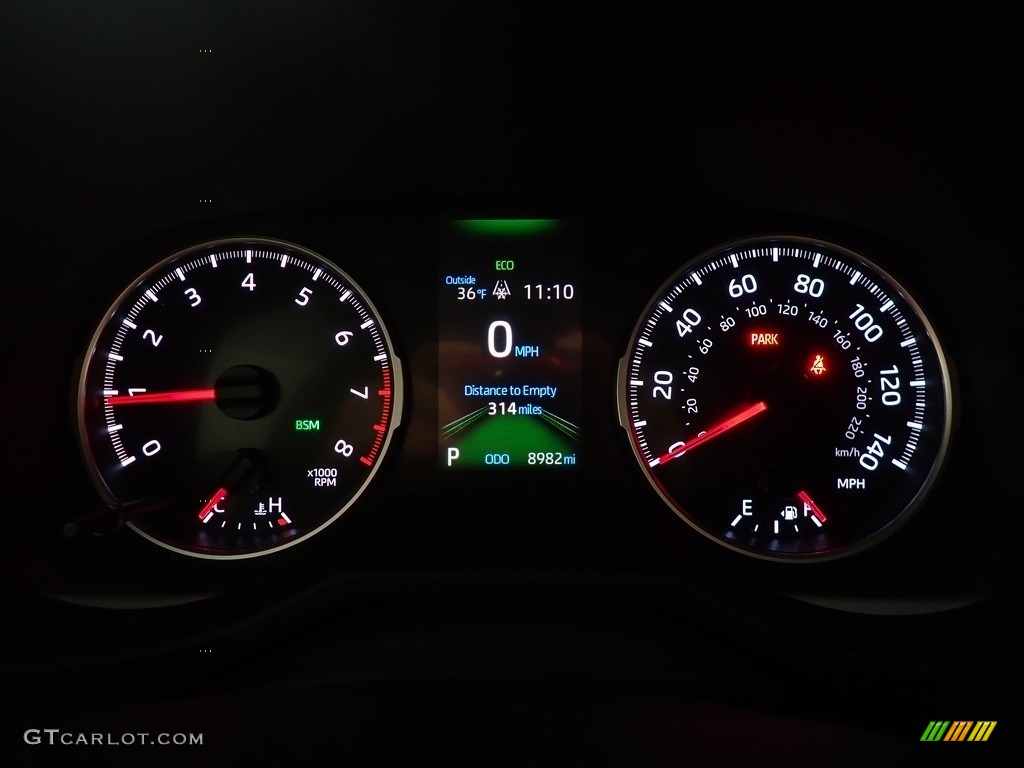 2021 RAV4 LE AWD - Midnight Black Metallic / Black photo #22