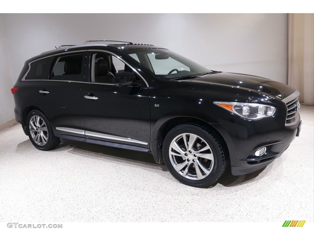 2014 QX60 3.5 AWD - Black Obsidian / Java photo #1