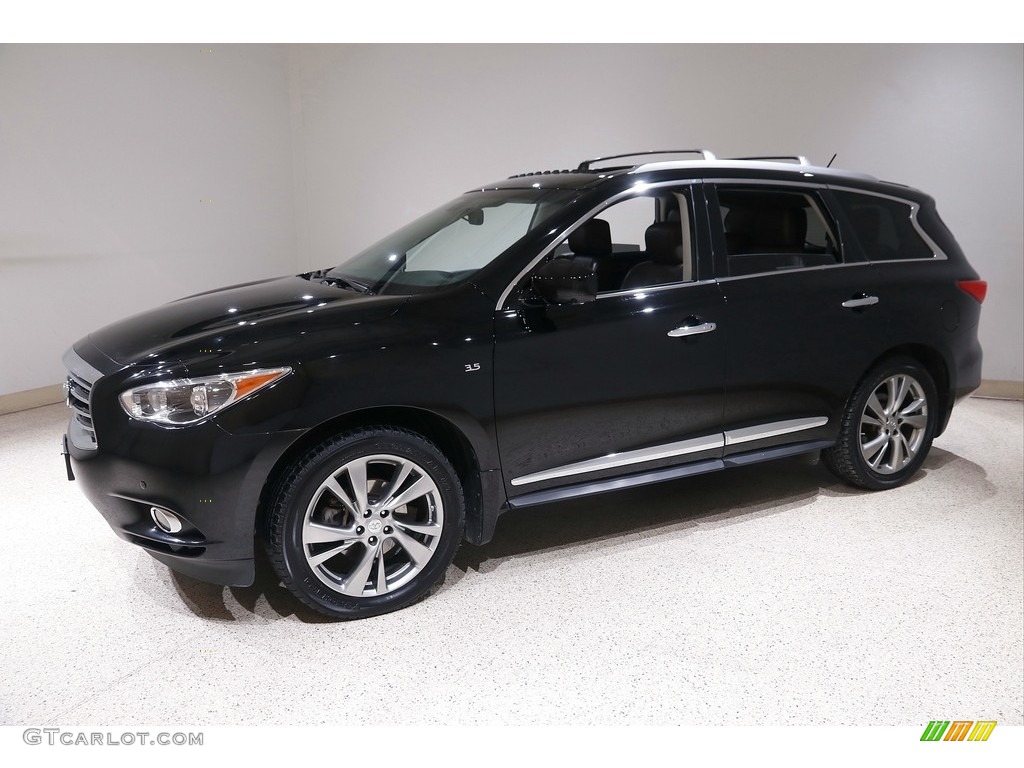 2014 QX60 3.5 AWD - Black Obsidian / Java photo #3
