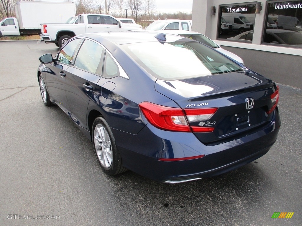 2020 Accord LX Sedan - Obsidian Blue Pearl / Gray photo #3