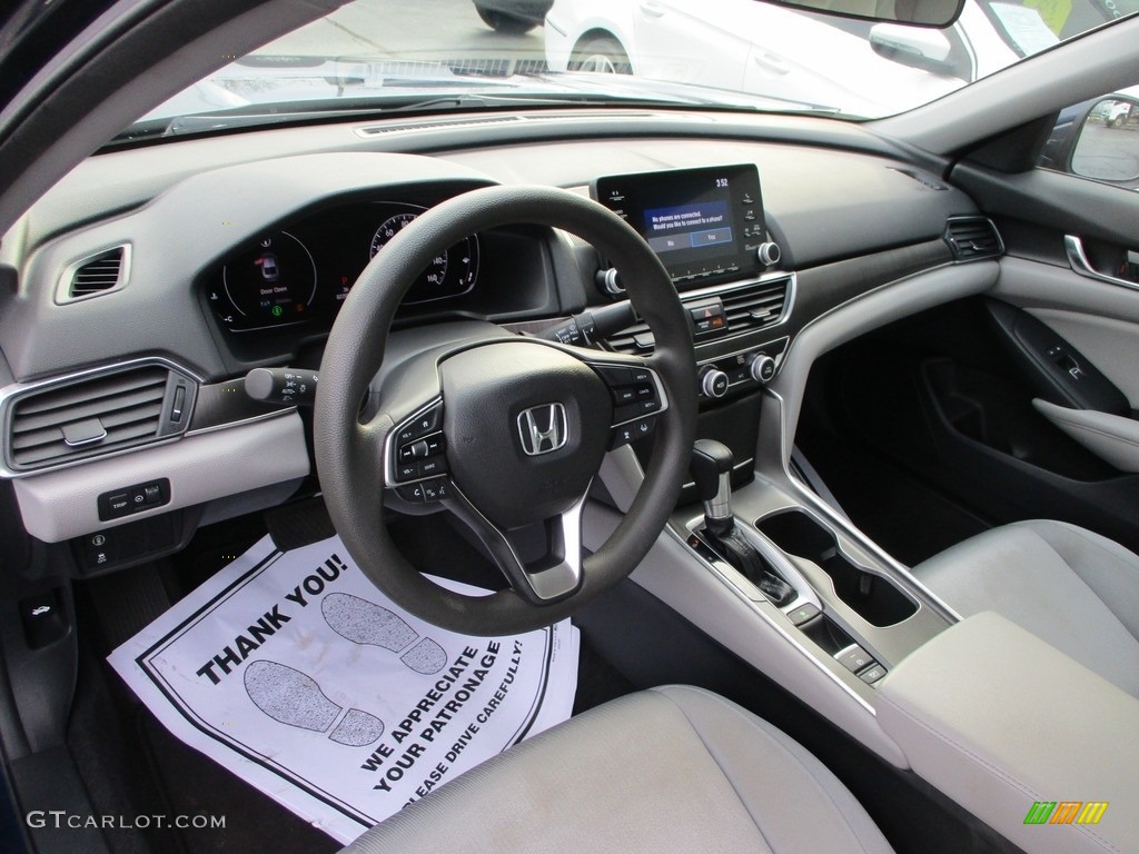 2020 Accord LX Sedan - Obsidian Blue Pearl / Gray photo #6