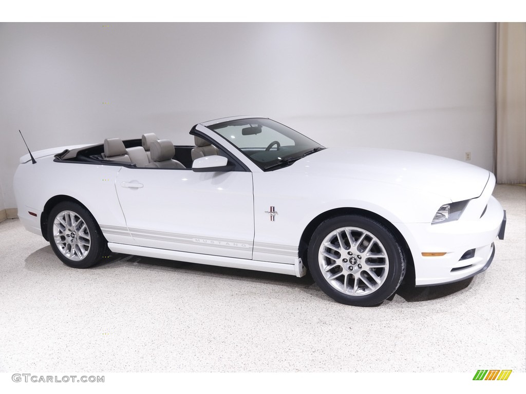 Oxford White 2014 Ford Mustang V6 Premium Convertible Exterior Photo #145343139