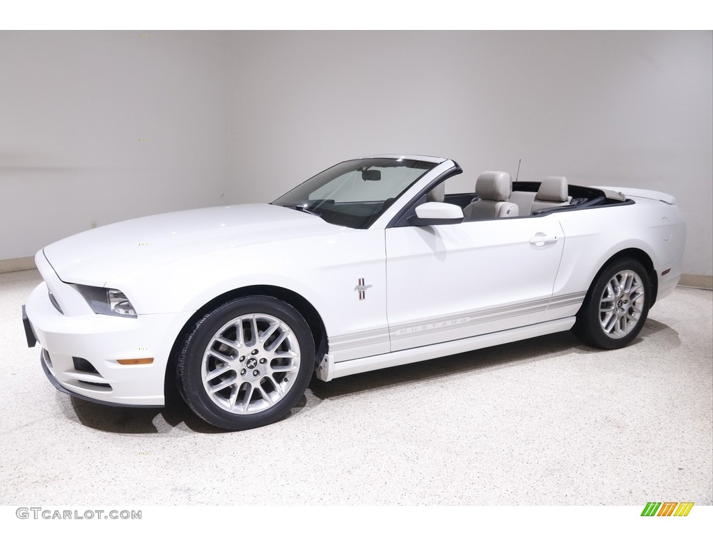 Oxford White 2014 Ford Mustang V6 Premium Convertible Exterior Photo #145343181
