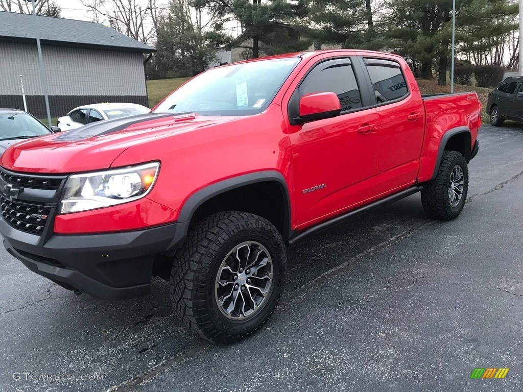 2017 Colorado ZR2 Crew Cab 4x4 - Red Hot / Jet Black photo #2