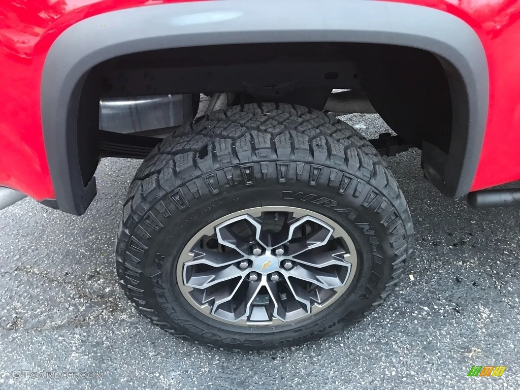 2017 Colorado ZR2 Crew Cab 4x4 - Red Hot / Jet Black photo #39