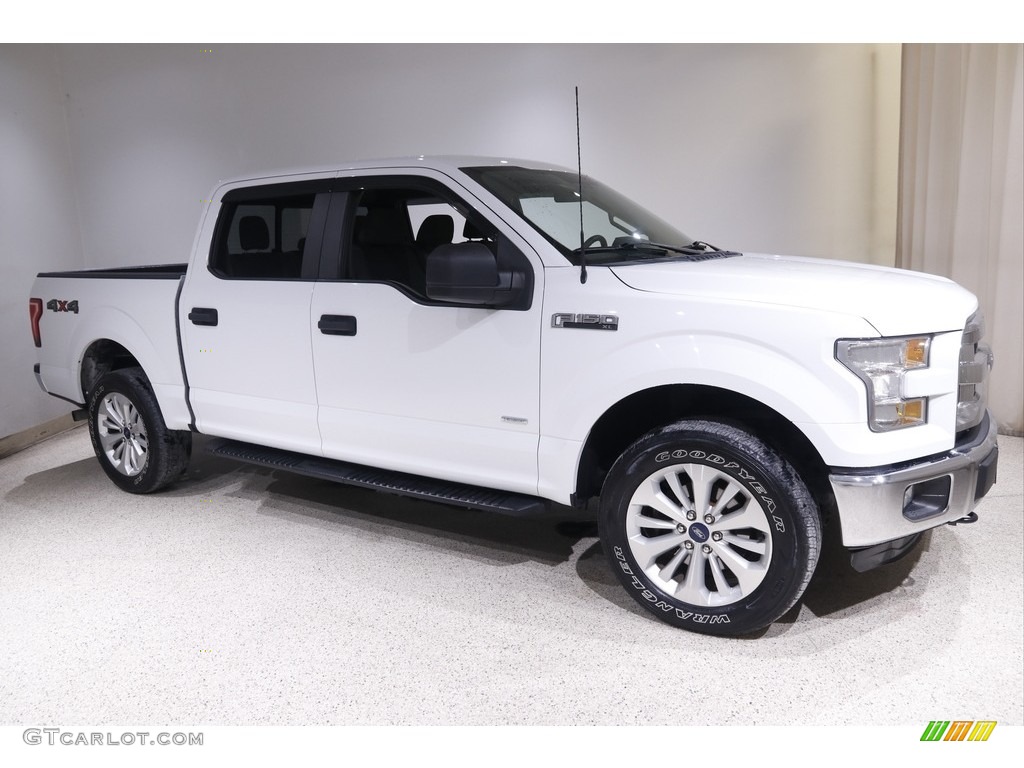 2016 F150 XL SuperCrew 4x4 - Oxford White / Medium Earth Gray photo #1