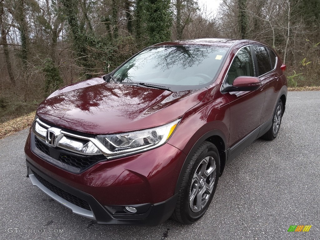 2019 CR-V EX-L - Basque Red Pearl II / Gray photo #2