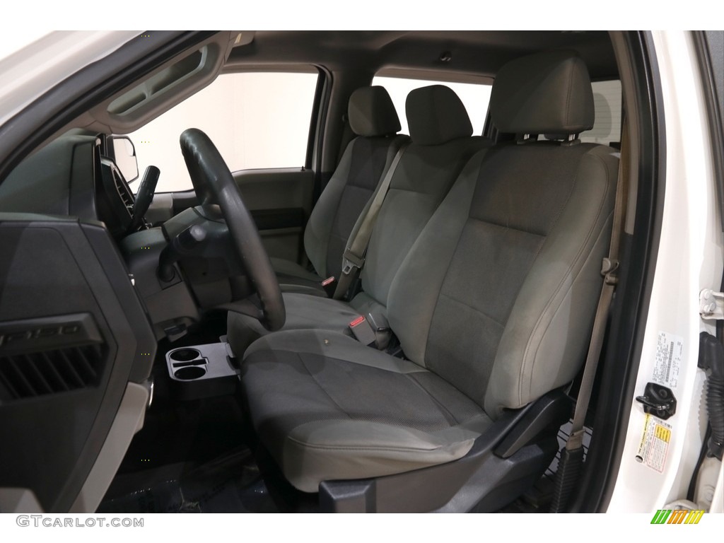 2016 F150 XL SuperCrew 4x4 - Oxford White / Medium Earth Gray photo #5