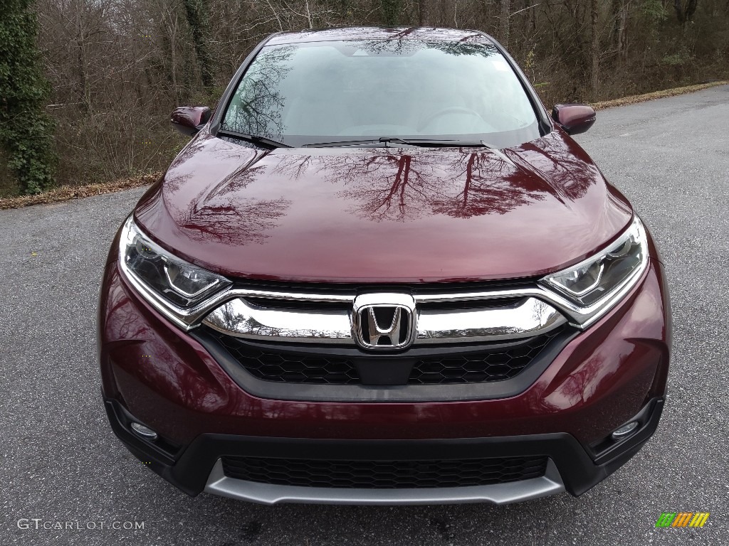 2019 CR-V EX-L - Basque Red Pearl II / Gray photo #4