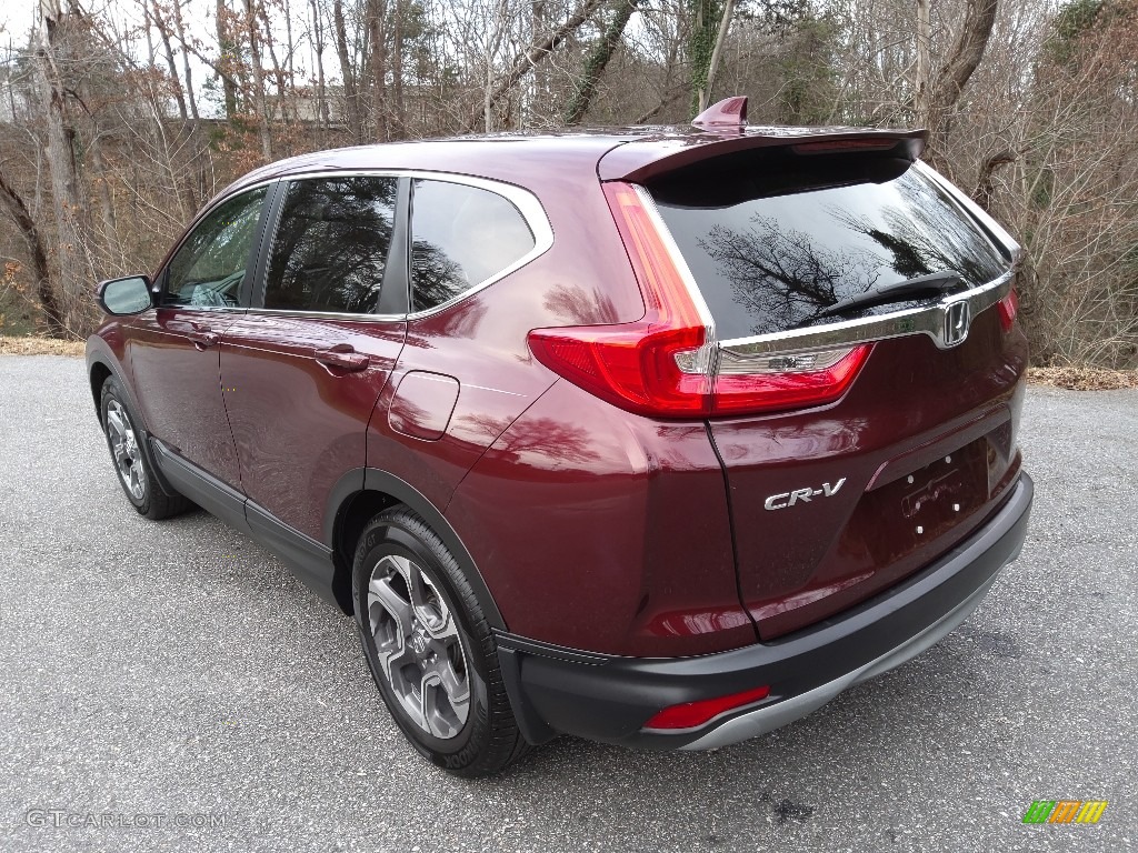 2019 CR-V EX-L - Basque Red Pearl II / Gray photo #10