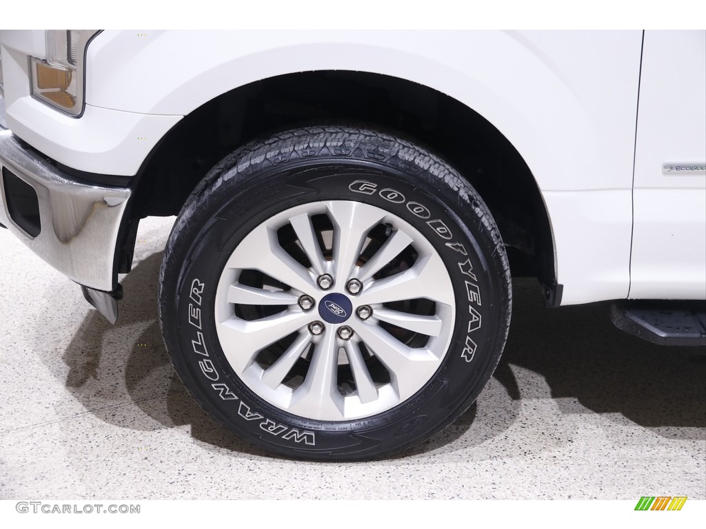 2016 F150 XL SuperCrew 4x4 - Oxford White / Medium Earth Gray photo #20