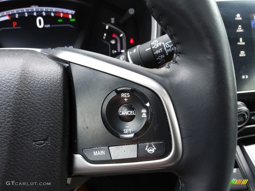 2019 CR-V EX-L - Basque Red Pearl II / Gray photo #21