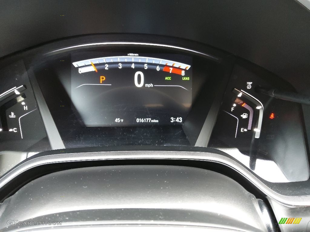 2019 CR-V EX-L - Basque Red Pearl II / Gray photo #22