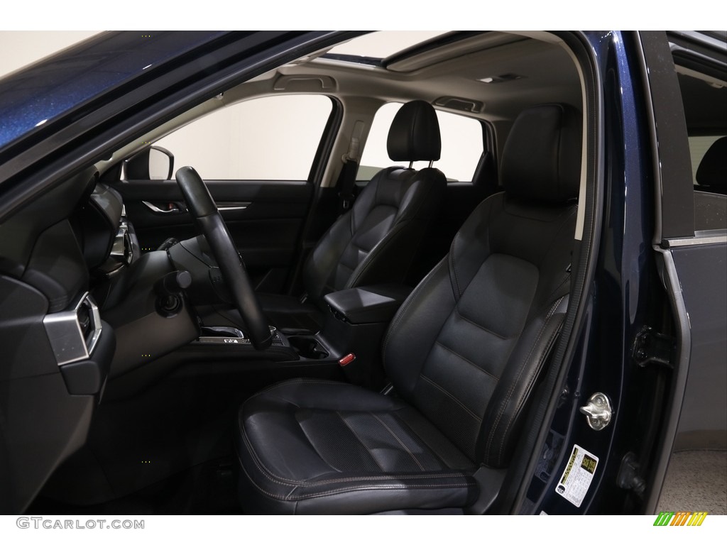 2018 CX-5 Grand Touring AWD - Deep Crystal Blue Mica / Black photo #5