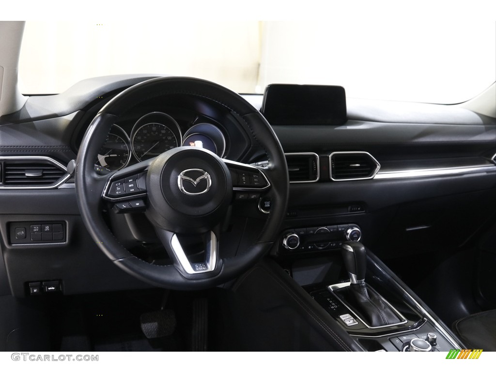 2018 CX-5 Grand Touring AWD - Deep Crystal Blue Mica / Black photo #6