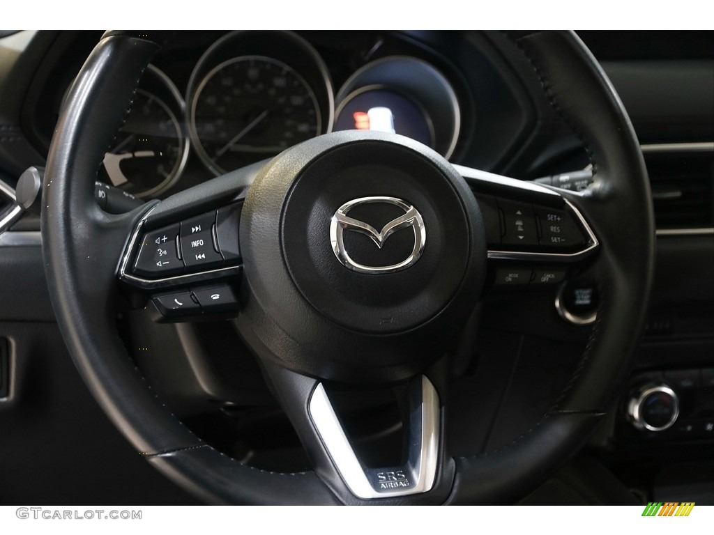 2018 CX-5 Grand Touring AWD - Deep Crystal Blue Mica / Black photo #7