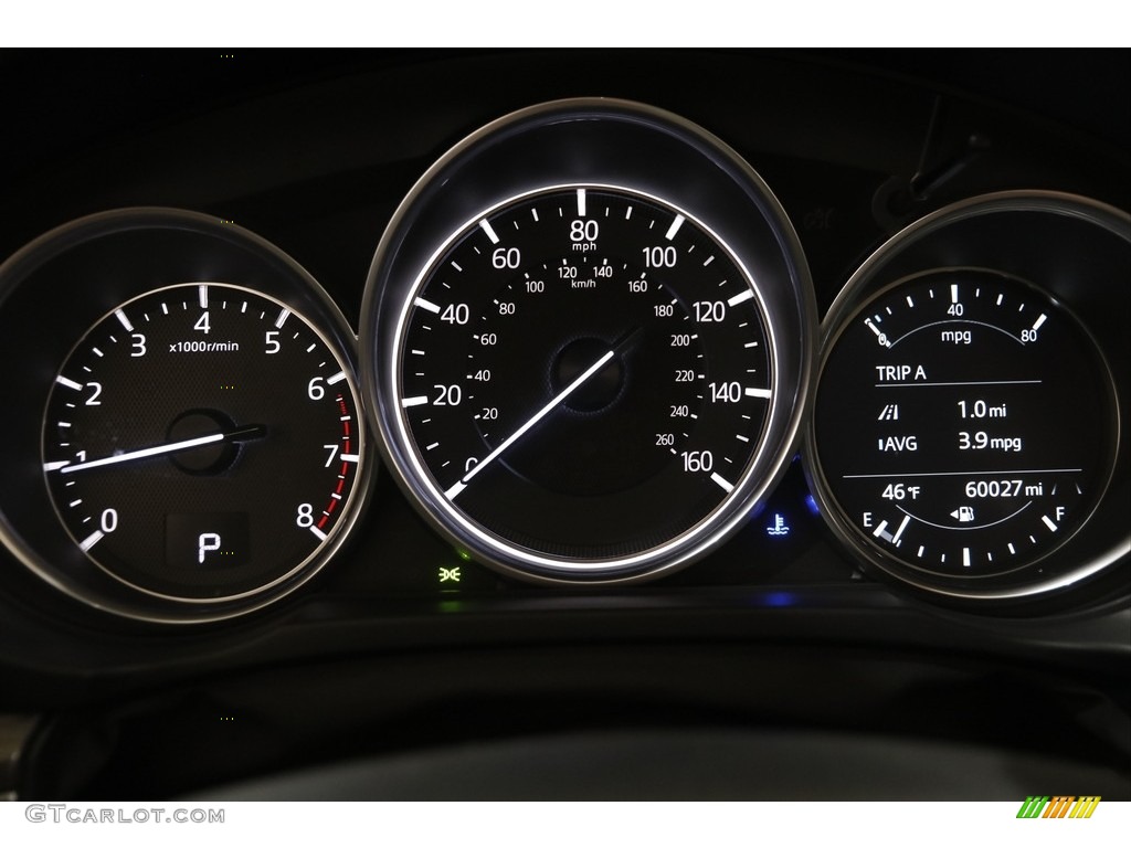 2018 CX-5 Grand Touring AWD - Deep Crystal Blue Mica / Black photo #8