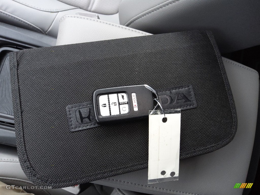 2019 CR-V EX-L - Basque Red Pearl II / Gray photo #31