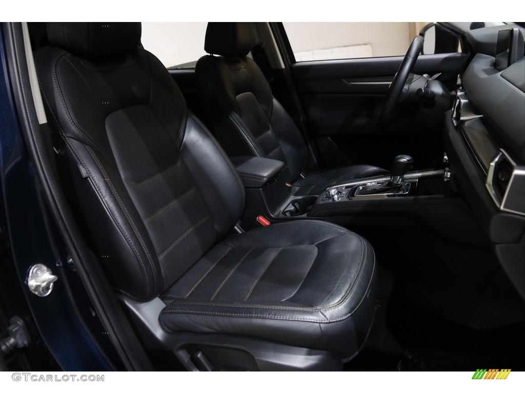 2018 CX-5 Grand Touring AWD - Deep Crystal Blue Mica / Black photo #16