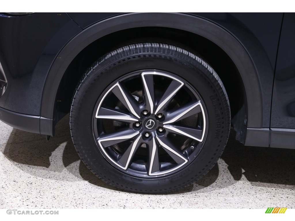 2018 CX-5 Grand Touring AWD - Deep Crystal Blue Mica / Black photo #21