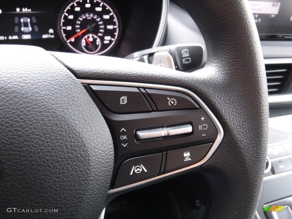 2022 Hyundai Santa Fe SEL AWD Black Steering Wheel Photo #145345660