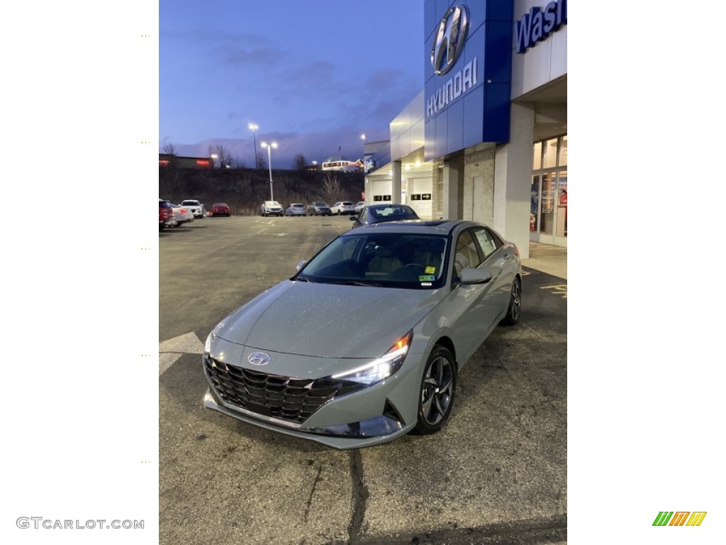 2023 Elantra Limited Hybrid - Electric Shadow / Black photo #2