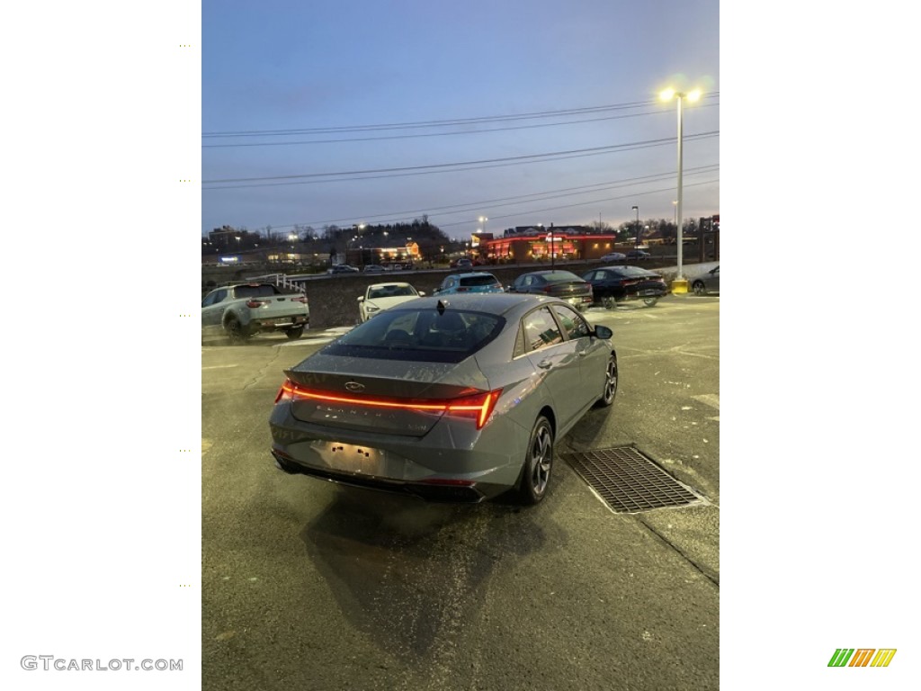 2023 Elantra Limited Hybrid - Electric Shadow / Black photo #5