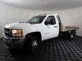 2013 Summit White Chevrolet Silverado 3500HD LT Regular Cab 4x4  photo #3