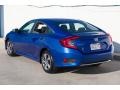 2019 Agean Blue Metallic Honda Civic LX Sedan  photo #2