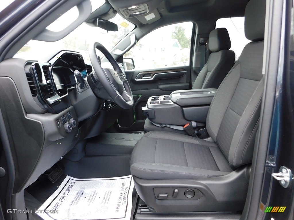 Jet Black Interior 2022 Chevrolet Silverado 1500 LT Double Cab 4x4 Photo #145347547