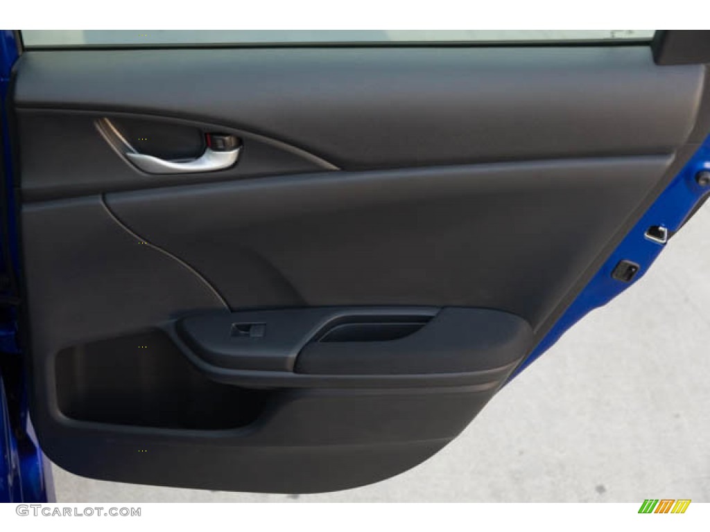 2019 Civic LX Sedan - Agean Blue Metallic / Black photo #32