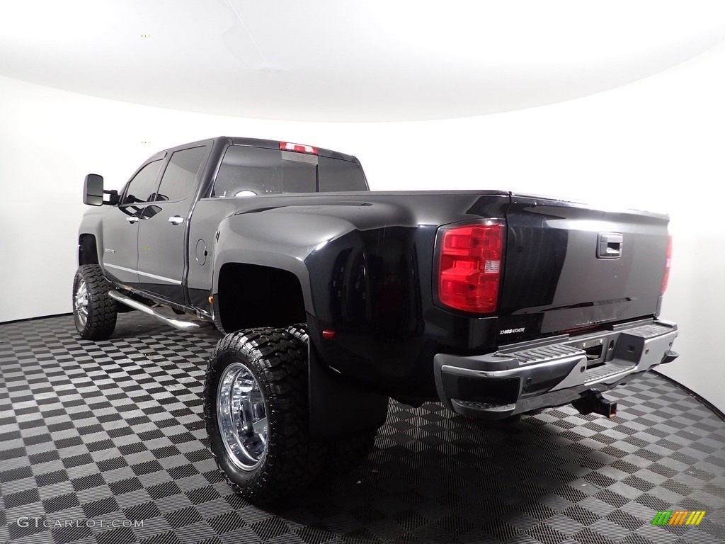 2015 Silverado 3500HD LTZ Crew Cab 4x4 - Black / Cocoa/Dune photo #7