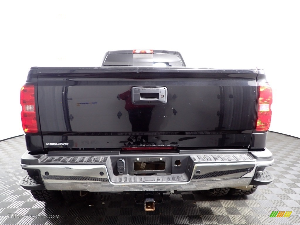 2015 Silverado 3500HD LTZ Crew Cab 4x4 - Black / Cocoa/Dune photo #8