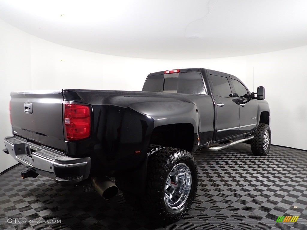 2015 Silverado 3500HD LTZ Crew Cab 4x4 - Black / Cocoa/Dune photo #10